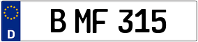 Truck License Plate